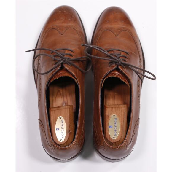 Cole Haan Mens Grand OS Harrison Brown Wingtip Oxford Leather Dress Shoes 11 M main image 10